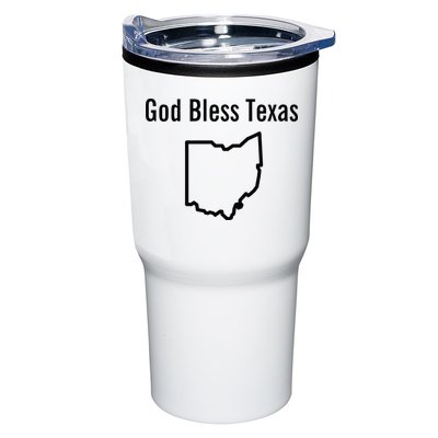 God Bless Texas Ohio Tumbler