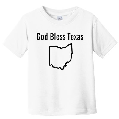 God Bless Texas Ohio Toddler T-Shirt