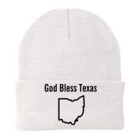 God Bless Texas Ohio Knit Cap Winter Beanie