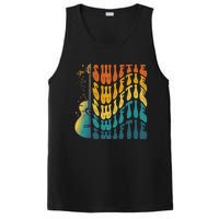 Groovy Birthday Taylor First Name Personalized Girl Retro PosiCharge Competitor Tank