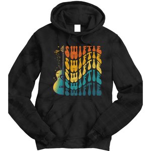 Groovy Birthday Taylor First Name Personalized Girl Retro Tie Dye Hoodie