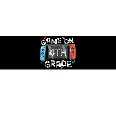 Gamer Back To School Funny Game On 4th Grade Bumper Sticker