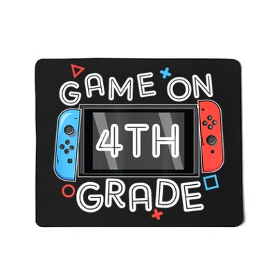 Gamer Back To School Funny Game On 4th Grade Mousepad