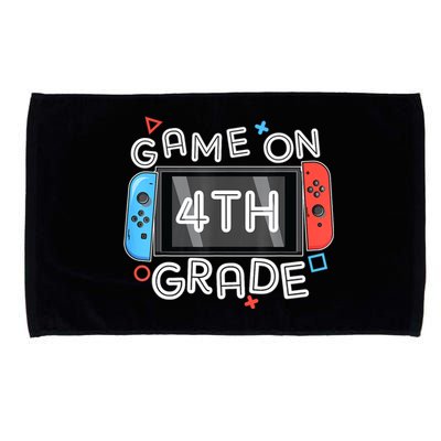 Gamer Back To School Funny Game On 4th Grade Microfiber Hand Towel