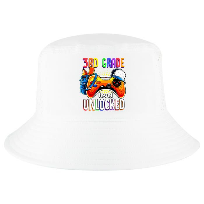 Gamer Back To School Gamepad 3rd Third Grade Level Unlocked Cool Comfort Performance Bucket Hat