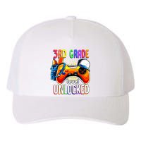 Gamer Back To School Gamepad 3rd Third Grade Level Unlocked Yupoong Adult 5-Panel Trucker Hat