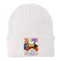 Gamer Back To School Gamepad 3rd Third Grade Level Unlocked Knit Cap Winter Beanie