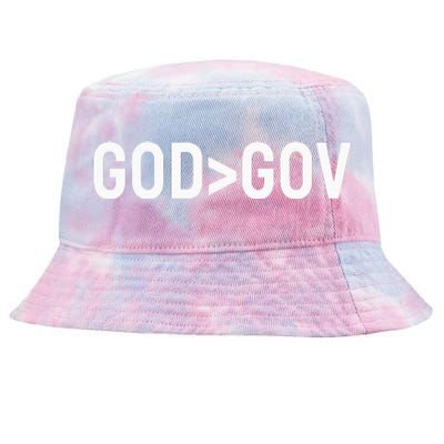 God Bigger Than Gov Tie-Dyed Bucket Hat