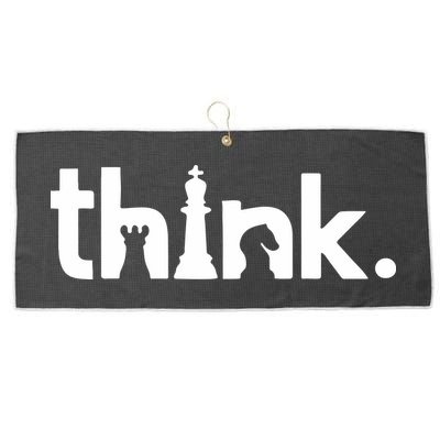 Gregg Bell Think Chess Large Microfiber Waffle Golf Towel