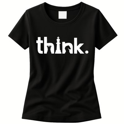 Gregg Bell Think Chess Womens T-Shirt