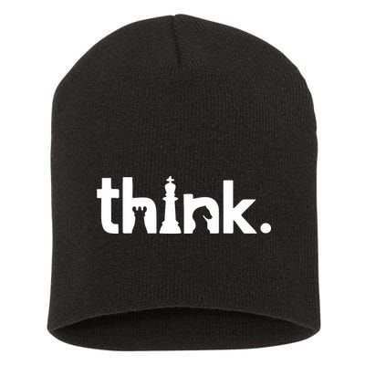 Gregg Bell Think Chess Short Acrylic Beanie