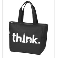 Gregg Bell Think Chess Zip Tote Bag