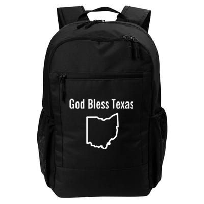 God Bless Texas Ohio Daily Commute Backpack