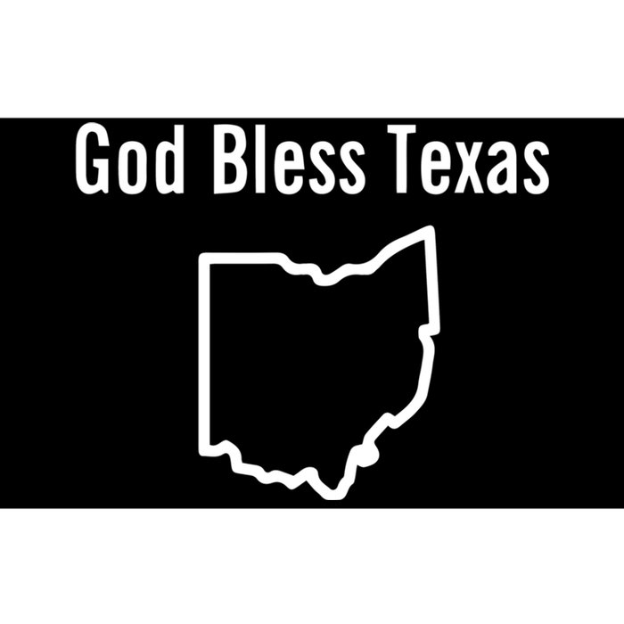 God Bless Texas Ohio Bumper Sticker