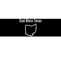 God Bless Texas Ohio Bumper Sticker