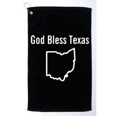 God Bless Texas Ohio Platinum Collection Golf Towel