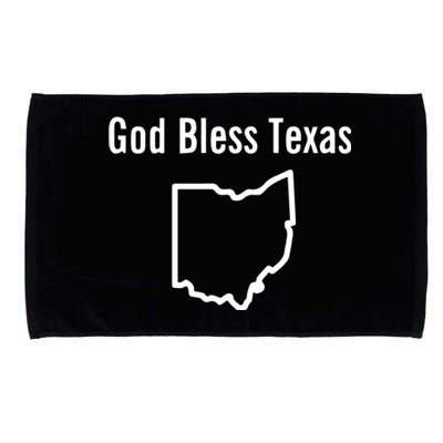 God Bless Texas Ohio Microfiber Hand Towel