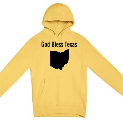 God Bless Texas Ohio Premium Pullover Hoodie