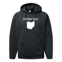 God Bless Texas Ohio Performance Fleece Hoodie