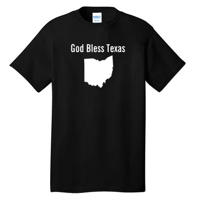 God Bless Texas Ohio Tall T-Shirt