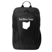 God Bless Texas Ohio City Backpack