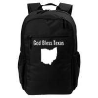 God Bless Texas Ohio Daily Commute Backpack