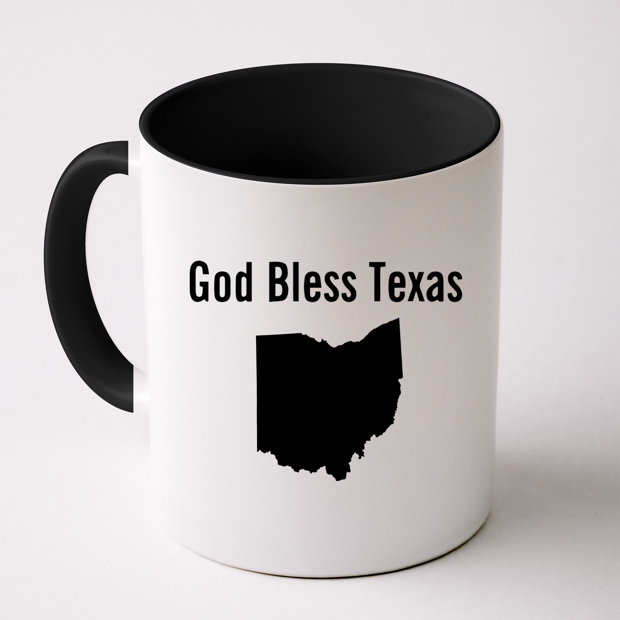 God Bless Texas Ohio Mug
