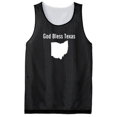 God Bless Texas Ohio Mesh Reversible Basketball Jersey Tank