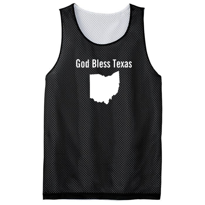 God Bless Texas Ohio Mesh Reversible Basketball Jersey Tank