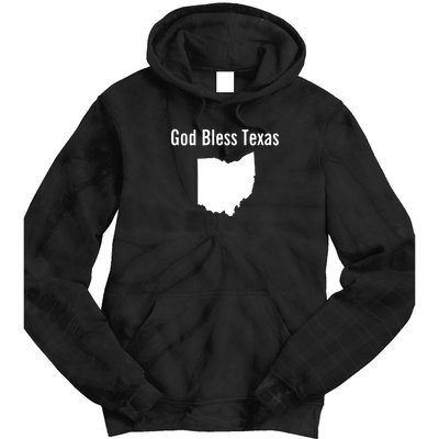 God Bless Texas Ohio Tie Dye Hoodie