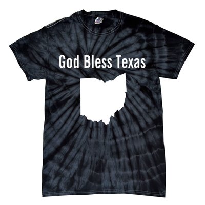 God Bless Texas Ohio Tie-Dye T-Shirt
