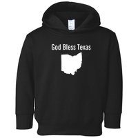 God Bless Texas Ohio Toddler Hoodie