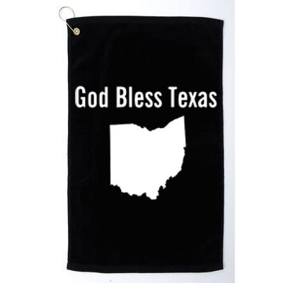 God Bless Texas Ohio Platinum Collection Golf Towel