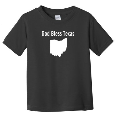 God Bless Texas Ohio Toddler T-Shirt