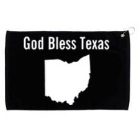 God Bless Texas Ohio Grommeted Golf Towel