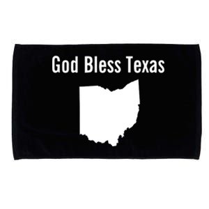 God Bless Texas Ohio Microfiber Hand Towel