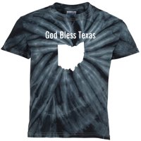 God Bless Texas Ohio Kids Tie-Dye T-Shirt