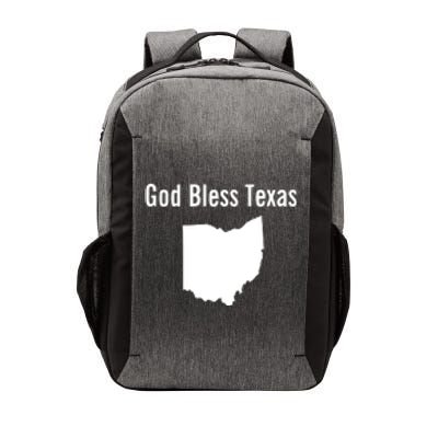 God Bless Texas Ohio Vector Backpack