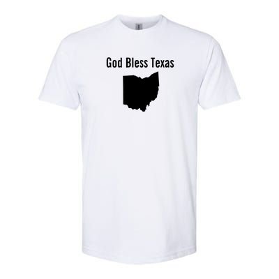 God Bless Texas Ohio Softstyle® CVC T-Shirt