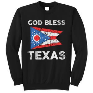 God Bless Texas Ohio Flag Sweatshirt