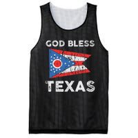 God Bless Texas Ohio Flag Mesh Reversible Basketball Jersey Tank