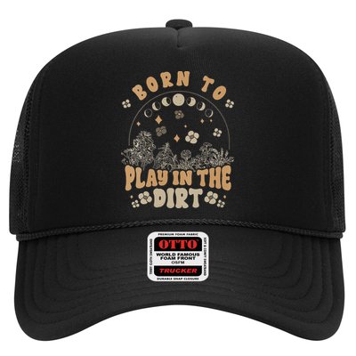 Gardening Born To Play In Dirt Agriculture Gardener Farmer Gift Hat