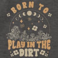 Gardening Born To Play In Dirt Agriculture Gardener Farmer Gift Vector Backpack