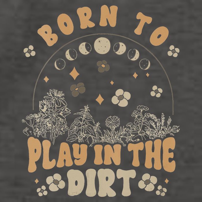 Gardening Born To Play In Dirt Agriculture Gardener Farmer Gift Vector Backpack