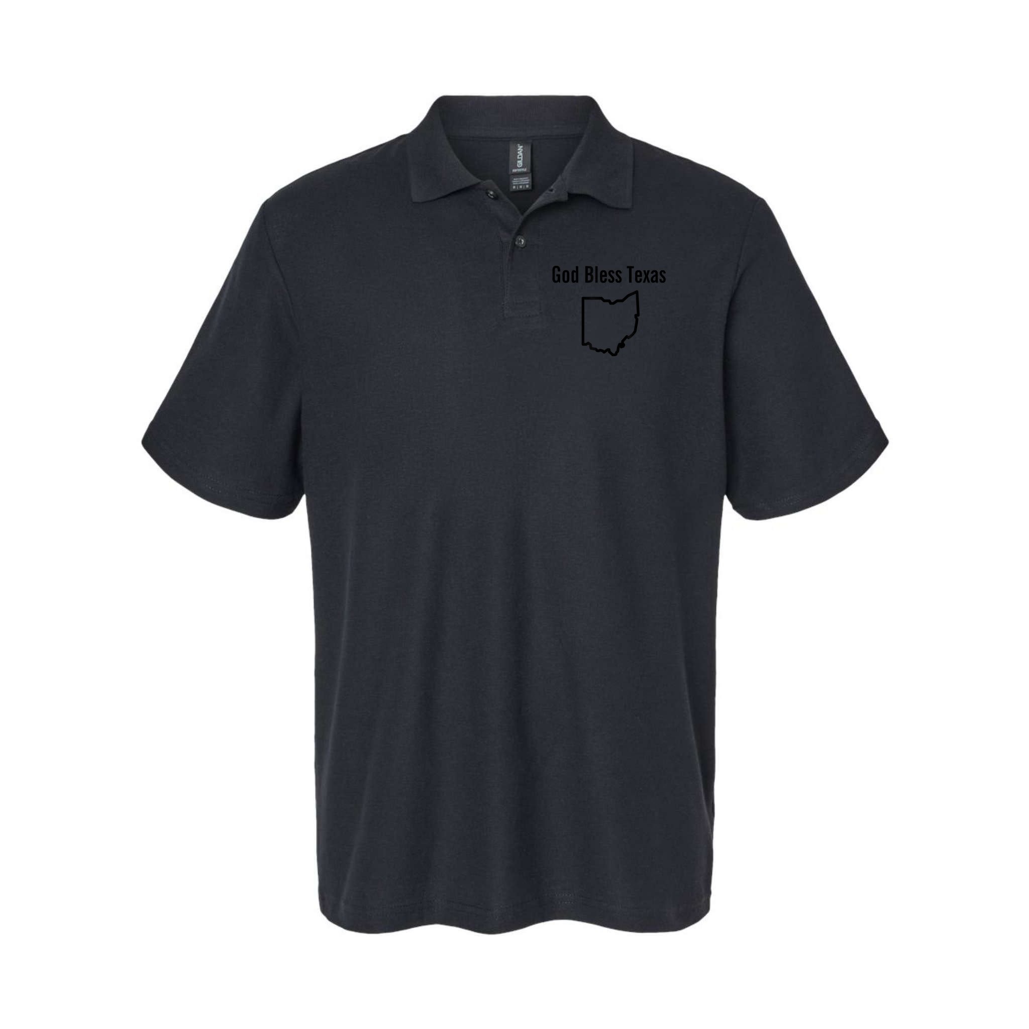 God Bless Texas Ohio Polo
