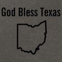 God Bless Texas Ohio Cotton Canvas Backpack