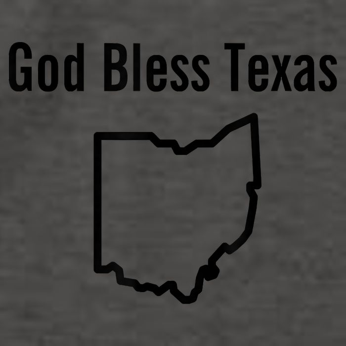 God Bless Texas Ohio Vector Backpack
