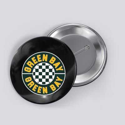 Green Bay Throwback Design Classic Button