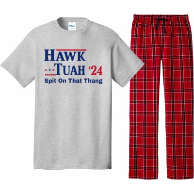 God Bless The Usa American Patriotic Eagle Superhero Designhawk Tuah 2024 Funny Pajama Set