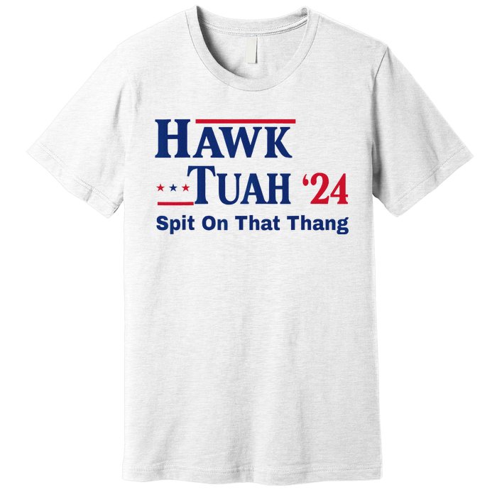 God Bless The Usa American Patriotic Eagle Superhero Designhawk Tuah 2024 Funny Premium T-Shirt